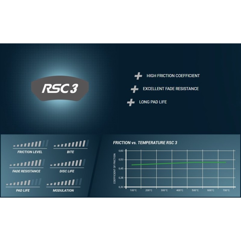 Pastiglie freno PAGID RACING RSC 3