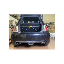 Abarth 500-DNA Racing carbon rear strut bar with tie rods kit (4 seats)