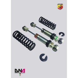 Abarth 500-DNA Racing GAZ rear coil-over shock absorber kit