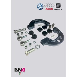 Audi A3 8P1-8P7-8PA (03-12)-Kit bracci sospensione superiori regolazione camber DNA Racing