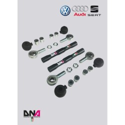 Audi A3 8P1-8P7-8PA (2003-2012)-DNA Racing rear lower adjustable toe tie rod kit