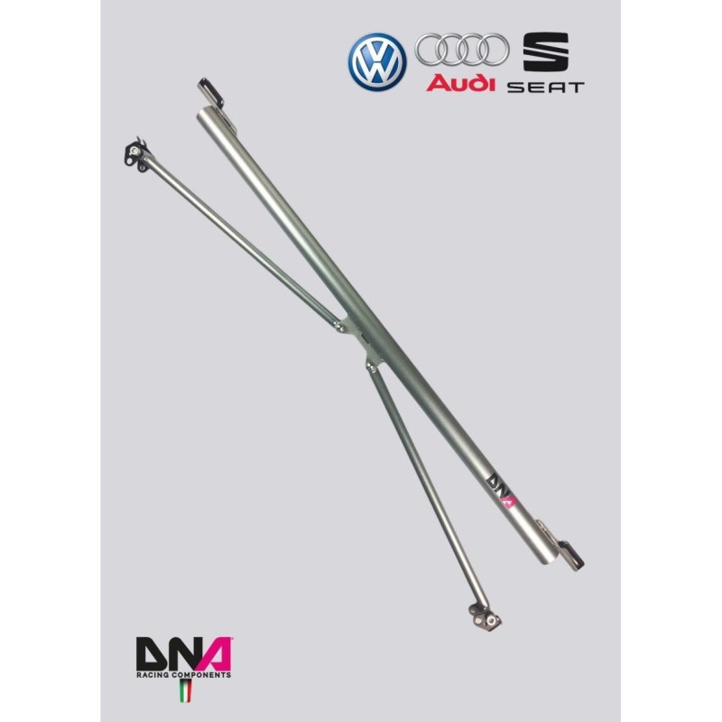 Audi A3 8V (2012-)-DNA Racing rear strut bar with tie rods kit