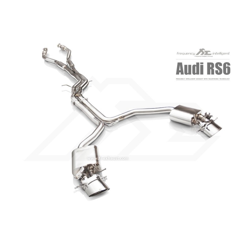 Audi C7 RS6 Avant - Scarico sportivo FI Exhaust con valvole