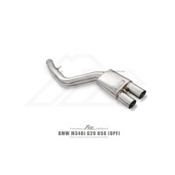 BMW Serie 3 G20/G21 M340i B58 - Scarico sportivo FI Exhaust con valvole