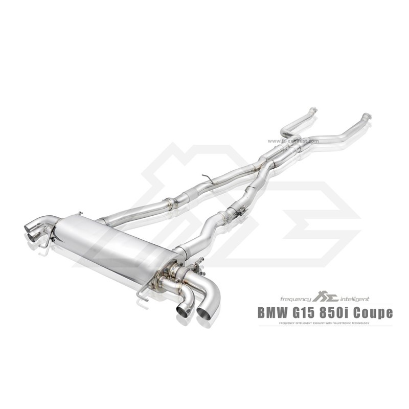 BMW Serie 8 G14/G15 M850i N63 - Scarico sportivo FI Exhaust con valvole