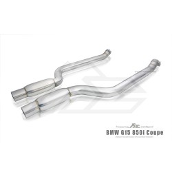 BMW Serie 8 G14/G15 M850i N63 - Scarico sportivo FI Exhaust con valvole