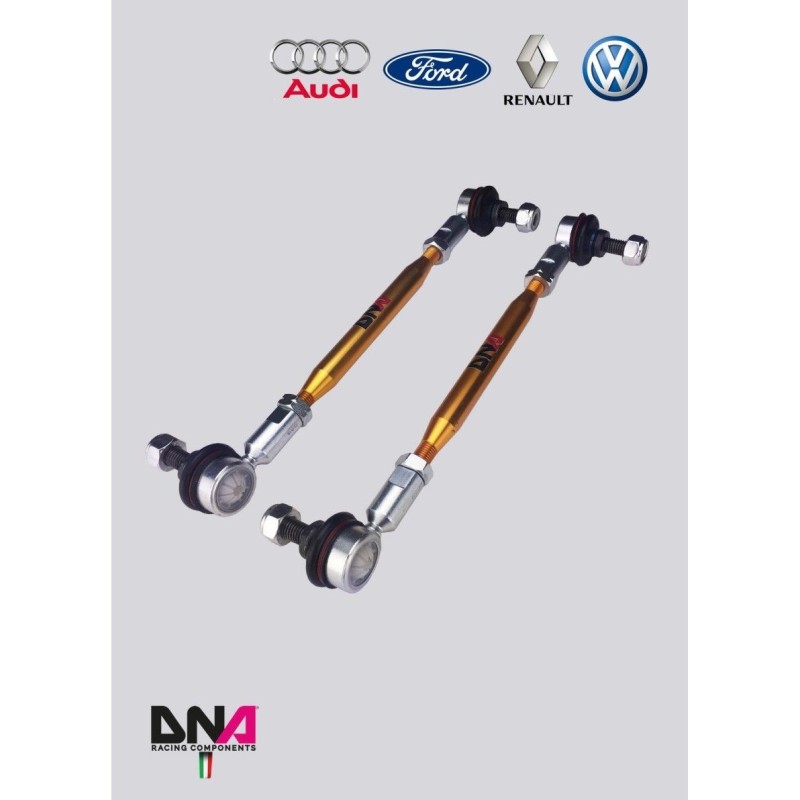 Renault Clio 4-DNA Racing Pro Street adjustable sway bar tie rods kit