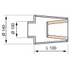 Sprint Filter P08 DF100130S - Universal Double Flow Polyester air filter