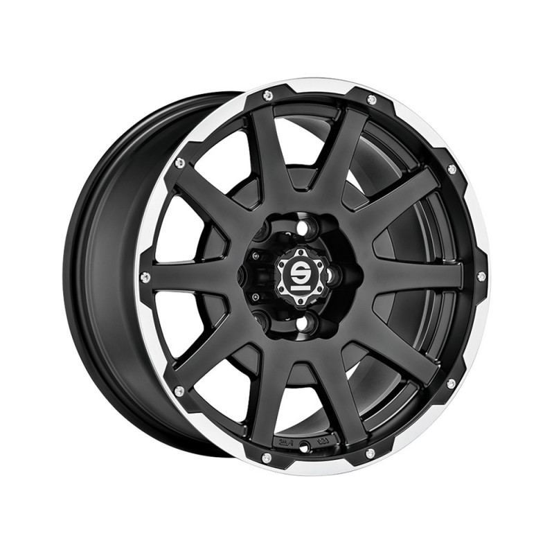 Sparco Wheels Dakar Matt Black Lip Polished