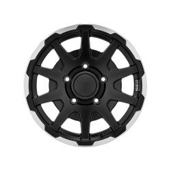 Sparco Wheels Dakar Jimny Matt Black Lip Polished