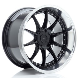 Japan Racing JR41 Glossy Black With Machined Lip