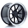 Japan Racing JR39 Glossy Black With Machined Lip