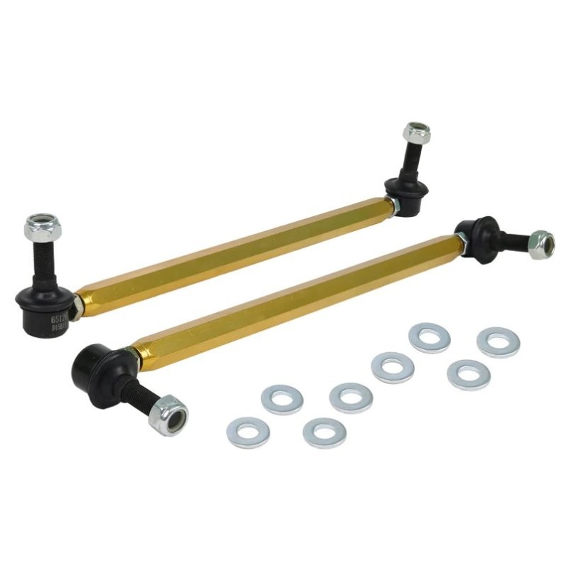 Reinforced adjustable sway bar drop links