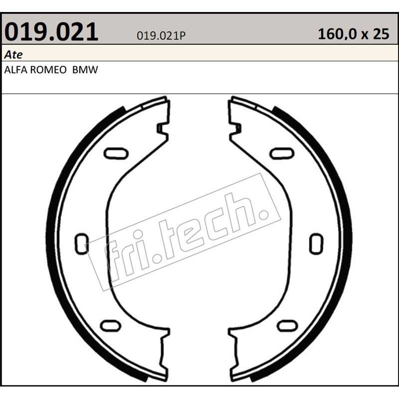 BMW 3 Series E30/M3 -  Fri.Tech. racing Handbrake Shoes