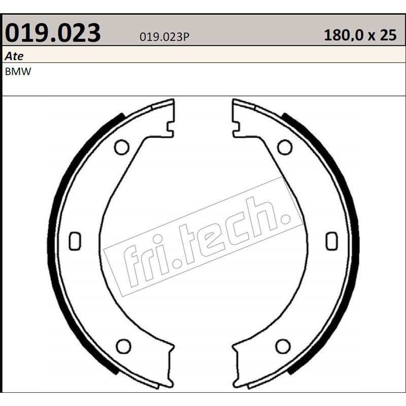 BMW 3 series E36/M3 -  Fri.Tech. racing Handbrake Shoes