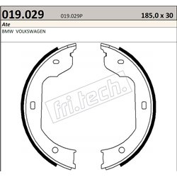 BMW 3 Series E46/M3 -  Fri.Tech. racing Handbrake Shoes