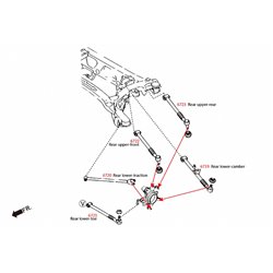 Mazda MX5 NC - Hardrace Rear Lower Camber Kit with Uniball