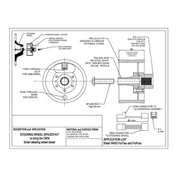 Smart ForTwo/ForFour W453 - Distanziale volante 65mm