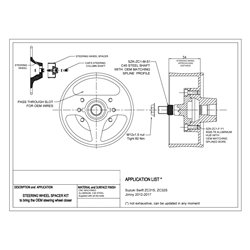 Suzuki Swift (10-17) - 54mm steering wheel spacer