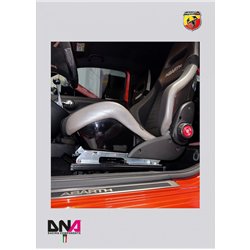 Abarth 500-DNA Racing Sabelt seat lowering kit (passenger side)